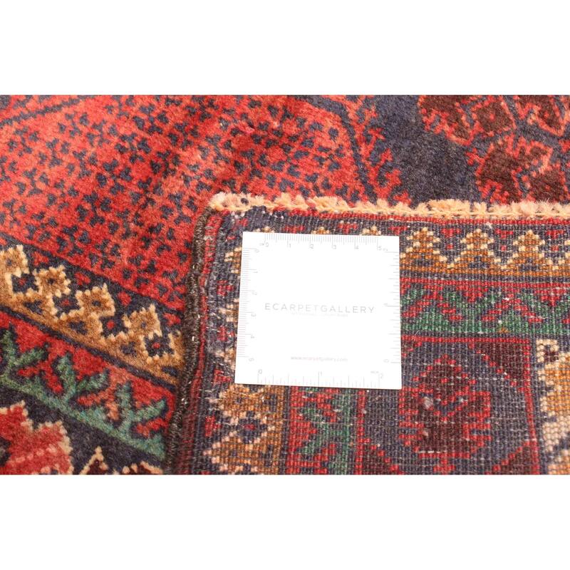 ECARPETGALLERY Hand-knotted Teimani Dark Navy Wool Rug - 2'8 x 4'8