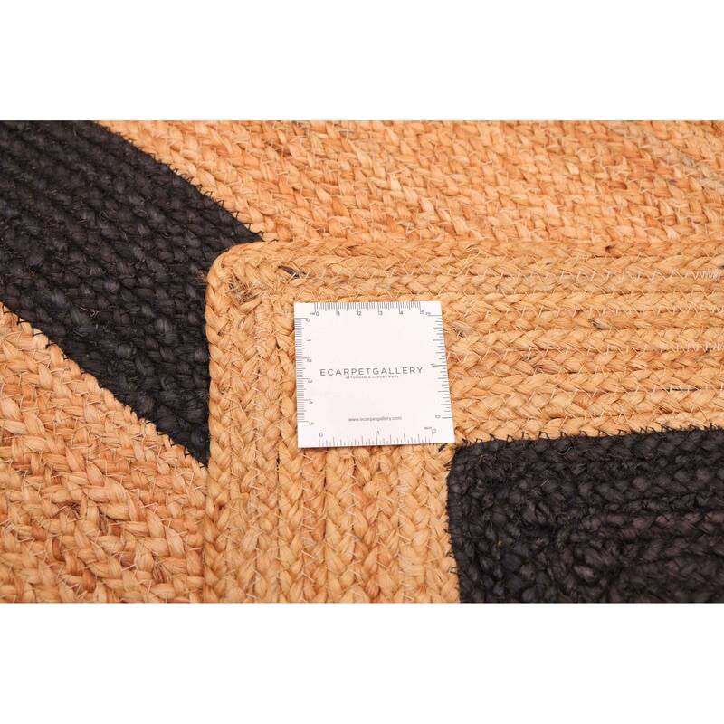 ECARPETGALLERY Flat-Weave Palas Denizli Tan Jute Rug - 4'8 x 6'8