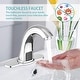 preview thumbnail 2 of 5, PROOX Bath Automatic Sensor Touchless Sink Faucet Smart Mixer Taps