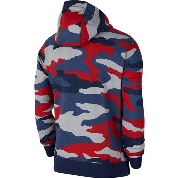 blue nike camo hoodie