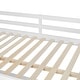 preview thumbnail 17 of 28, Full Size Wood Loft Bed with Desk, Drawers and Storage Shelves