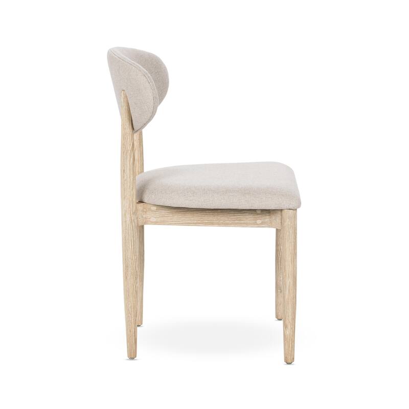 Classic Home Tiber Set of 2 Oak Wood Dining Chairs