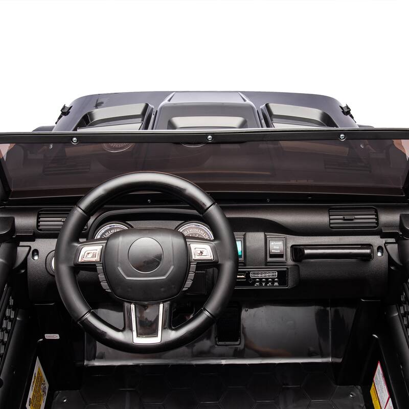 24V Ride-On Truck for Kids with Dual 200W Motors, Remote Control, Bluetooth & LED Lights