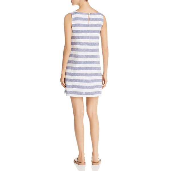 beach lunch lounge linen dress