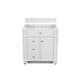 Option Bright White Cabinet Base Only - No Top