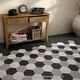 preview thumbnail 8 of 12, Merola Tile Hexatile Matte Nero 7" x 8" Porcelain Floor and Wall Tile