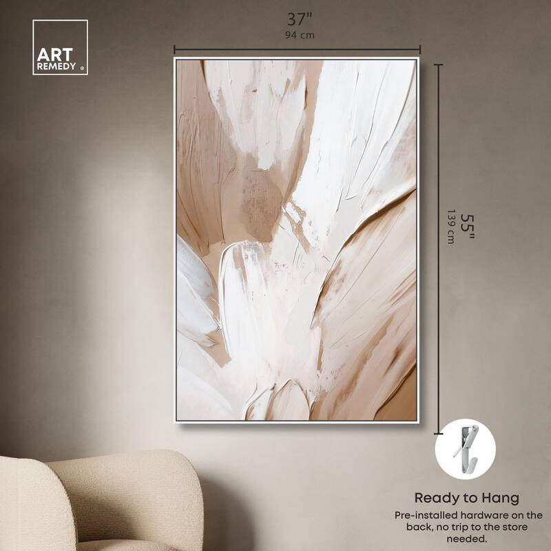 Fawn and Frost Canvas by Art Remedy