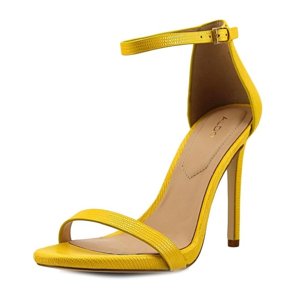 aldo yellow heels