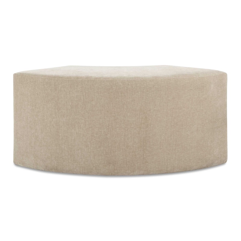 Uttermost Khai Rounded Plush Dining Bench - 44.5" W x 20" H x 19" D