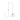 Destiny 1-Light Plug in Pendant with Clear Shade - Black - 9.4" Diameter