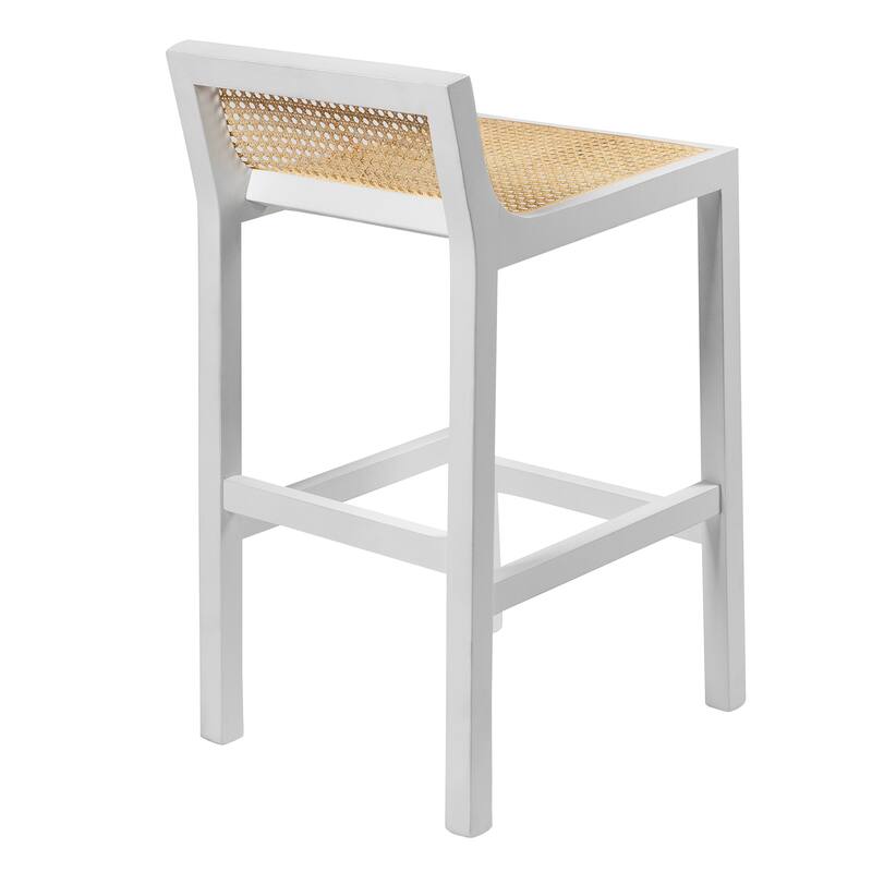 Sherry Counter Height Stool with Natural Cane