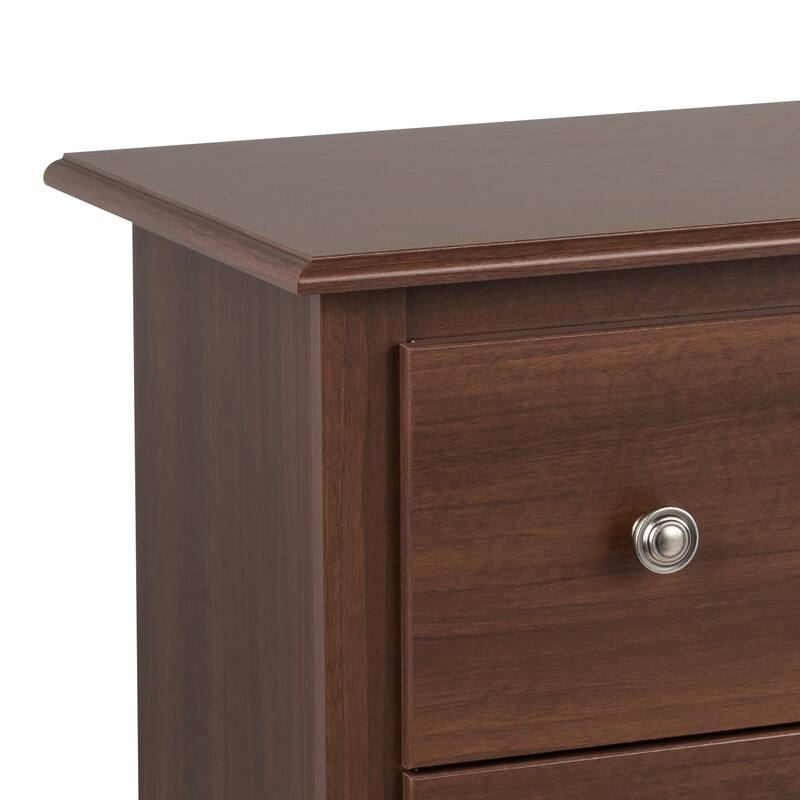 Prepac Sonoma 8 Drawer Double Dresser for Bedroom, Wide Chest of Drawers, Traditional Bedroom Furniture