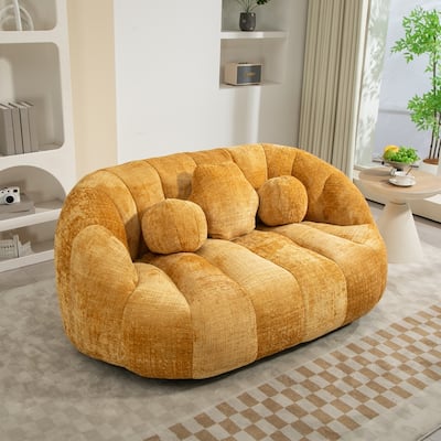 Lounger Bean Bag Chair With 3 Pillows