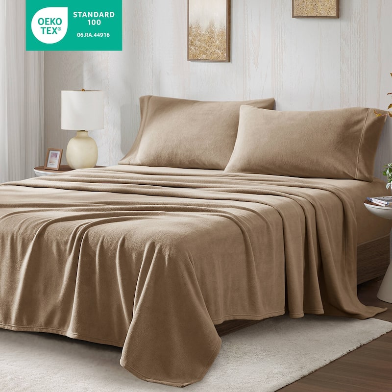 Madison Park Micro Fleece Bed Sheet Set
