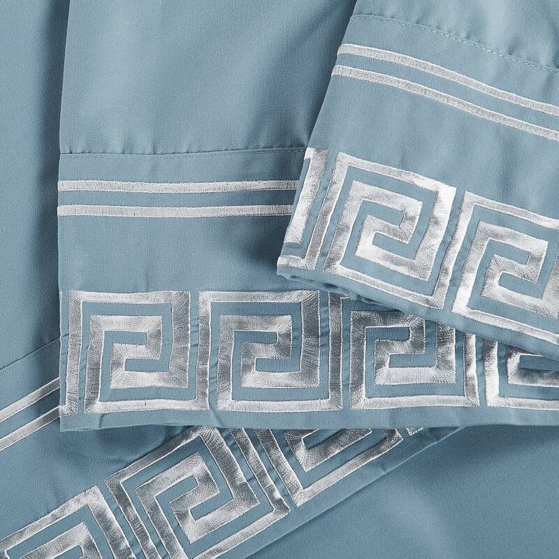 Serenta 4-piece Luxury Embroidered Bed Sheet Set