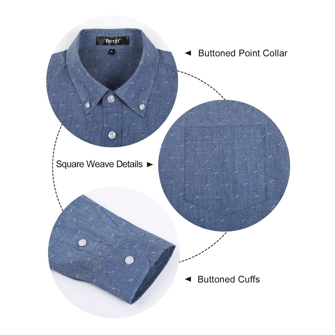 denim shirt sky blue