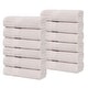 preview thumbnail 2 of 7, Superior Venice Zero Twist Cotton Medium Weight Face Towels Washcloths, Set of 12