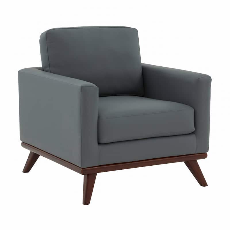Chester Modern One-Seater Sofa Leather Or Mesh Upholstery Accent Arm Chair for Living Room Bedroom Lounge - 33.46