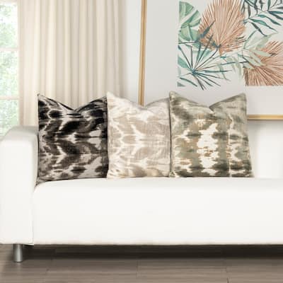 Siscovers Nirvana Cut Velvet Throw Pillow
