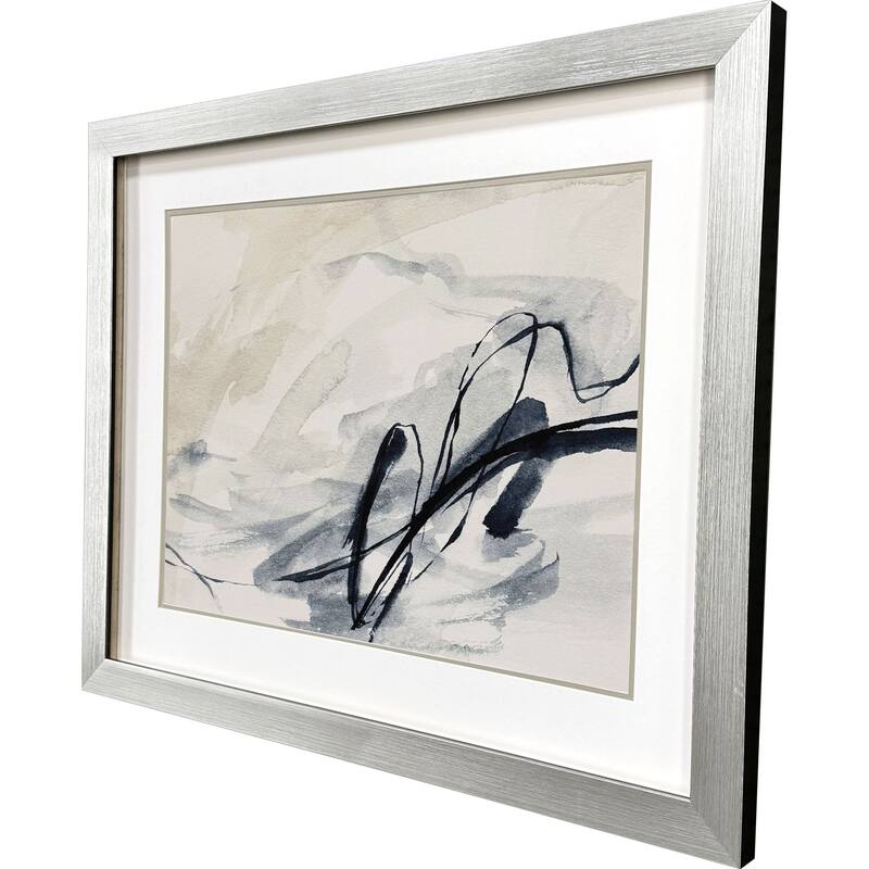 Paragon Indigo Markings II Framed Art