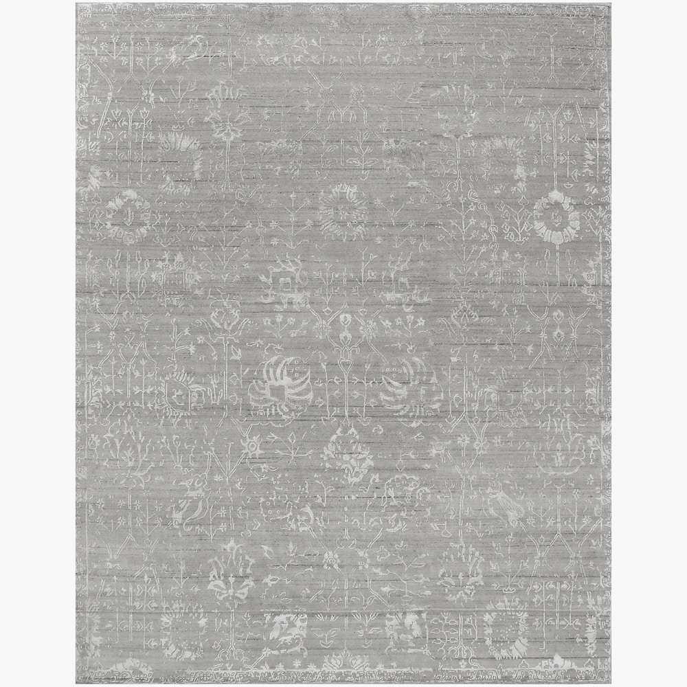 Ben Soleimani Abra New Zealand Wool and Viscose Hand-Knotted Rug