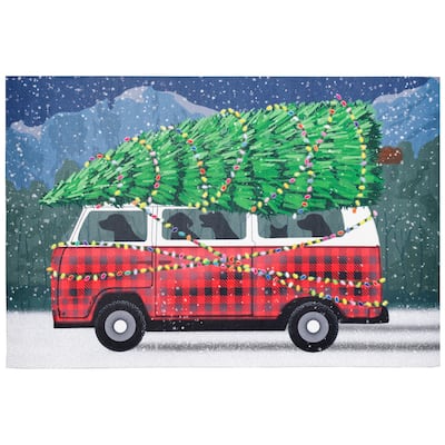Liora Manne Illusions Unleashed Joy Indoor/Outdoor Mat
