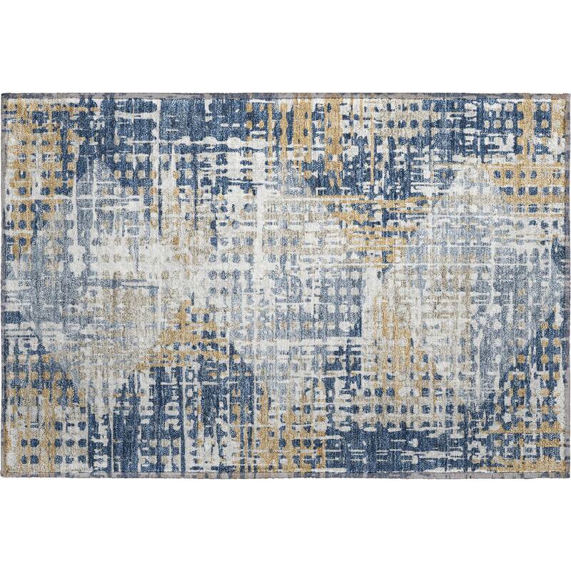 Premium Washable Super Soft Hatch Diamond Mayfield Rug