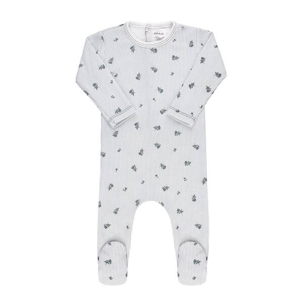 slide 2 of 7, Ely's & Co. Berry Footie Collection Blueberry - 1 Months