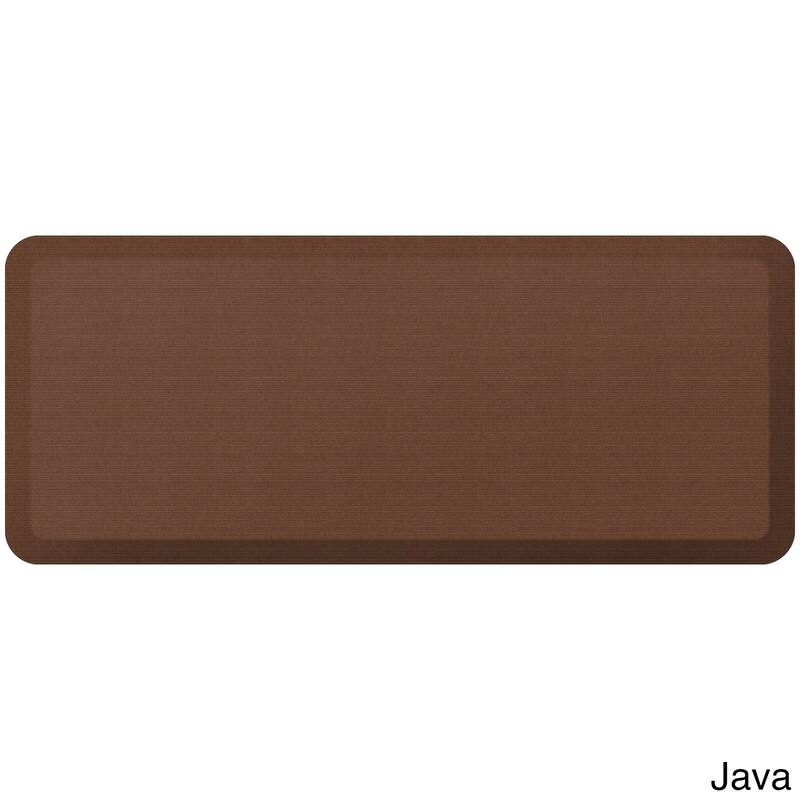 Designer Comfort Grasscloth Anti-fatigue Kitchen Mat
