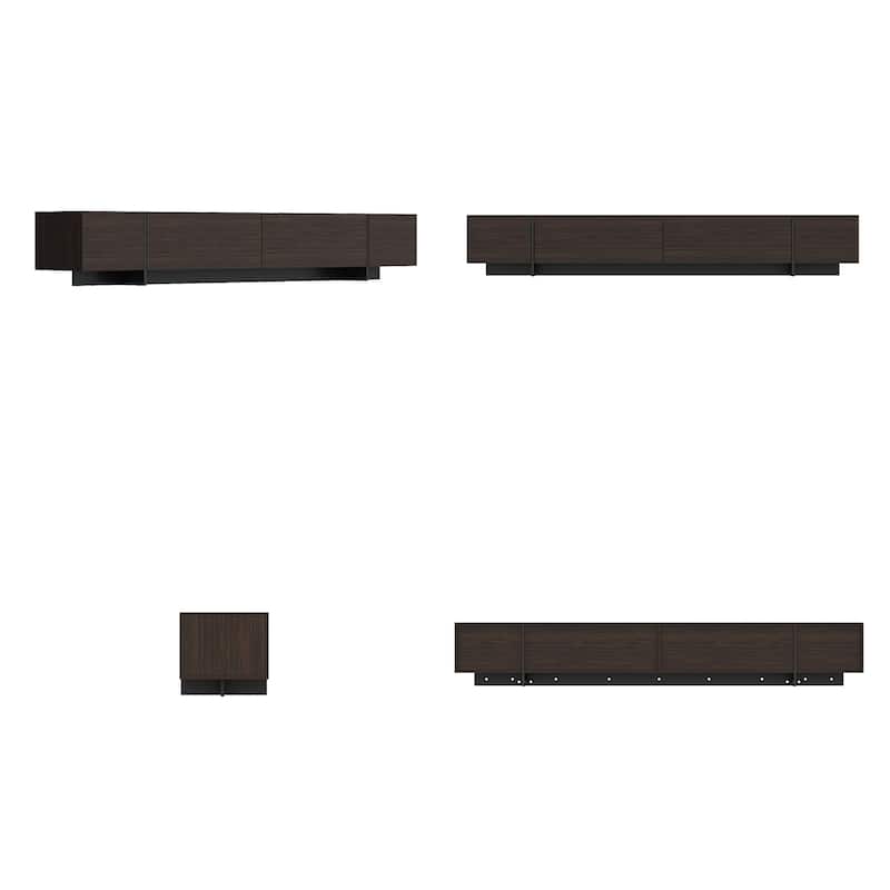 95.7 inch Media Console,Entertainment Center for TV up to 70 inch - 95.7"W