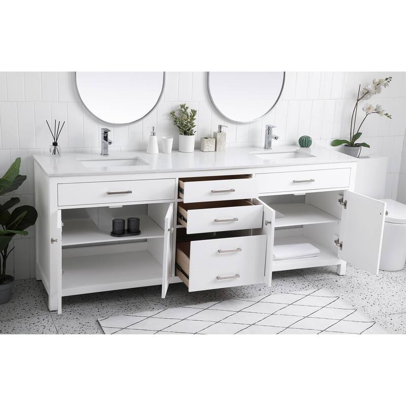 Prestige 54 - 72 Inch Double Bathroom Vanity
