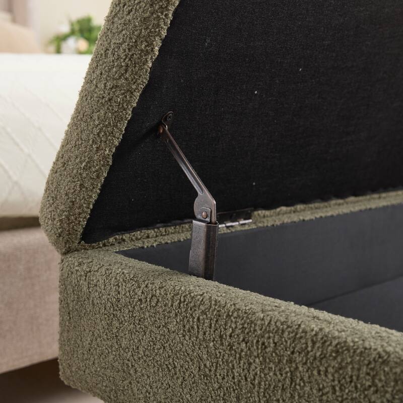 Upholstered storage Bench