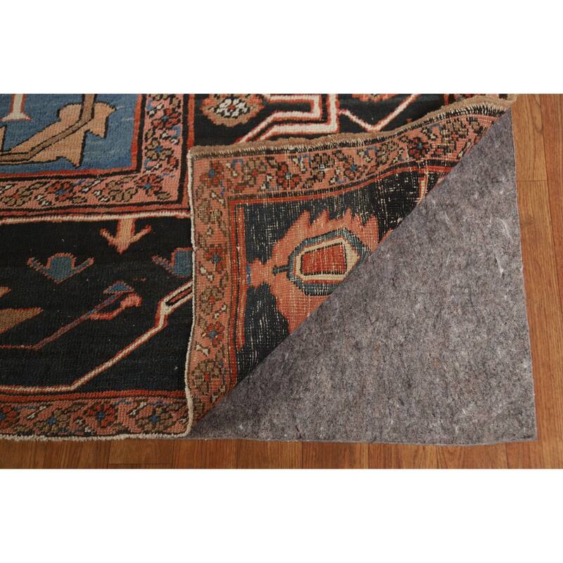 Hand Knotted Oriental 100% Wool Carpet Traditional Tribal Oranges & Rust Heriz (serapi) Area Rug - 15' 10'' X 11' 10''