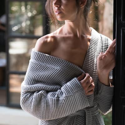 Mia Waffle Bathrobe