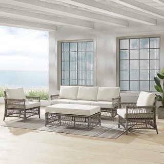 Thatcher 4Pc Outdoor Wicker Sofa Set