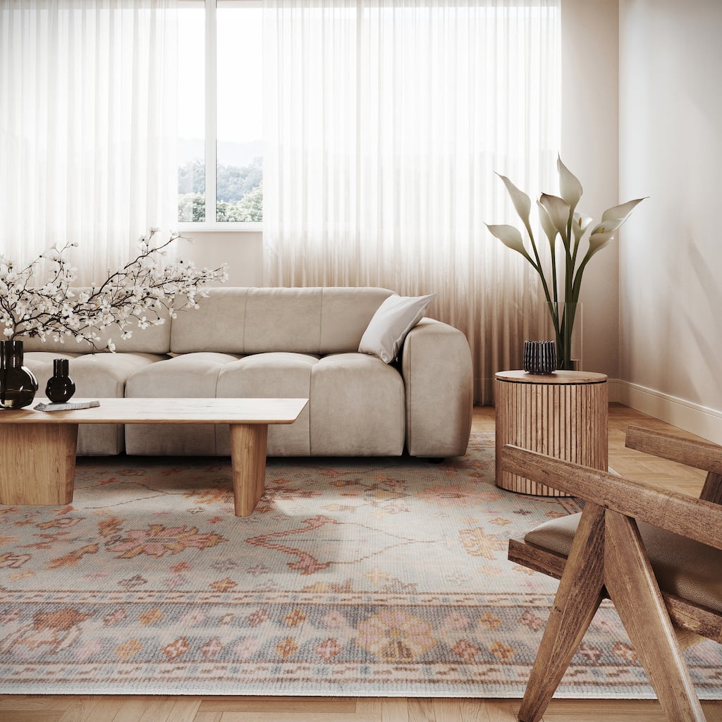 Nuloom Virella Hand Knotted Wool Area Rug