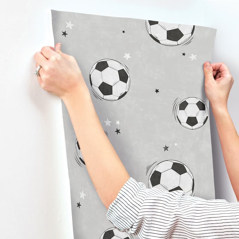 Advantage Footballs Grey Soccer Wallpaper