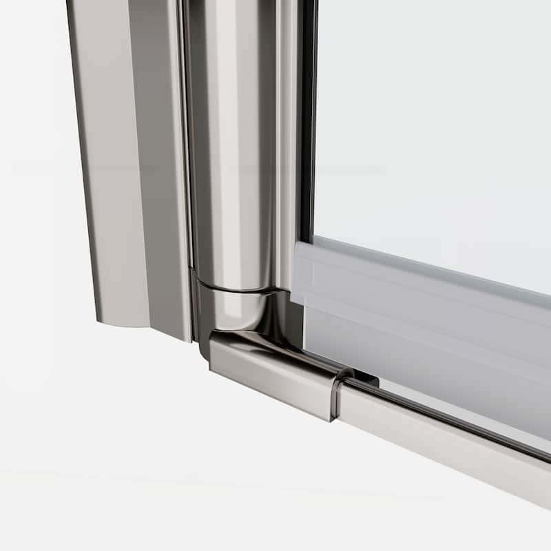 Versatile Universal Pivot Shower Door with Advanced Tempered Glass Finish