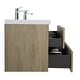 preview thumbnail 123 of 169, CASAINC Floating Bathroom Vanity with Resin Top Basin and Soft Closing Drawers