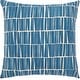 preview thumbnail 3 of 30, Artistic Weavers Ilayda Abstract Stripe Modern Throw Pillow 18"H x 18"W - Cover Only - Dark Blue