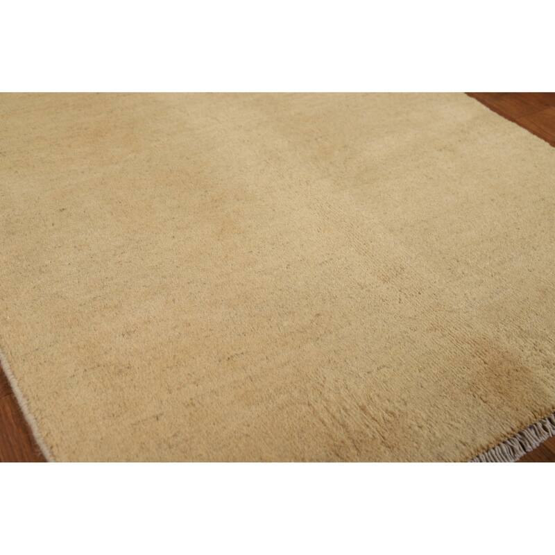 Modern Gabbeh Oriental Foyer Rug Handmade Wool Carpet - 2'7"x 3'10"