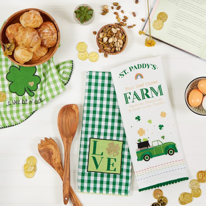DII St Pattys Day Dishtowels