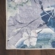 preview thumbnail 9 of 15, Nourison Washables Indoor only Grey Floral Area Rug
