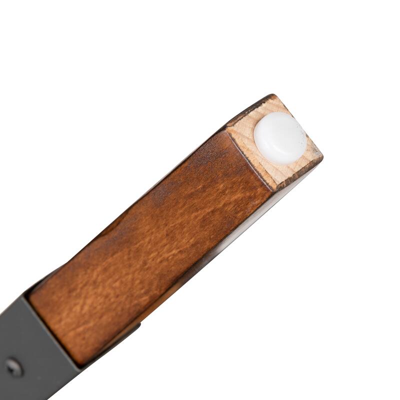 2 Pack Commercial Grade Rustic Industrial Style Backless Wood Barstool