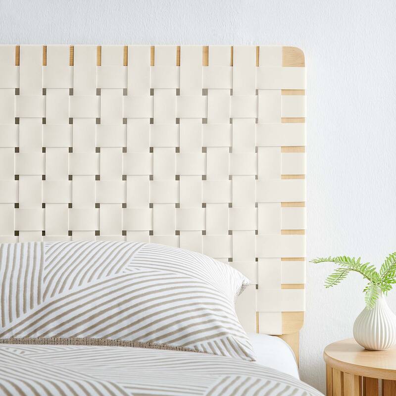 Sparta Twin/Full/Queen/King Vegan Leather Weave Headboard