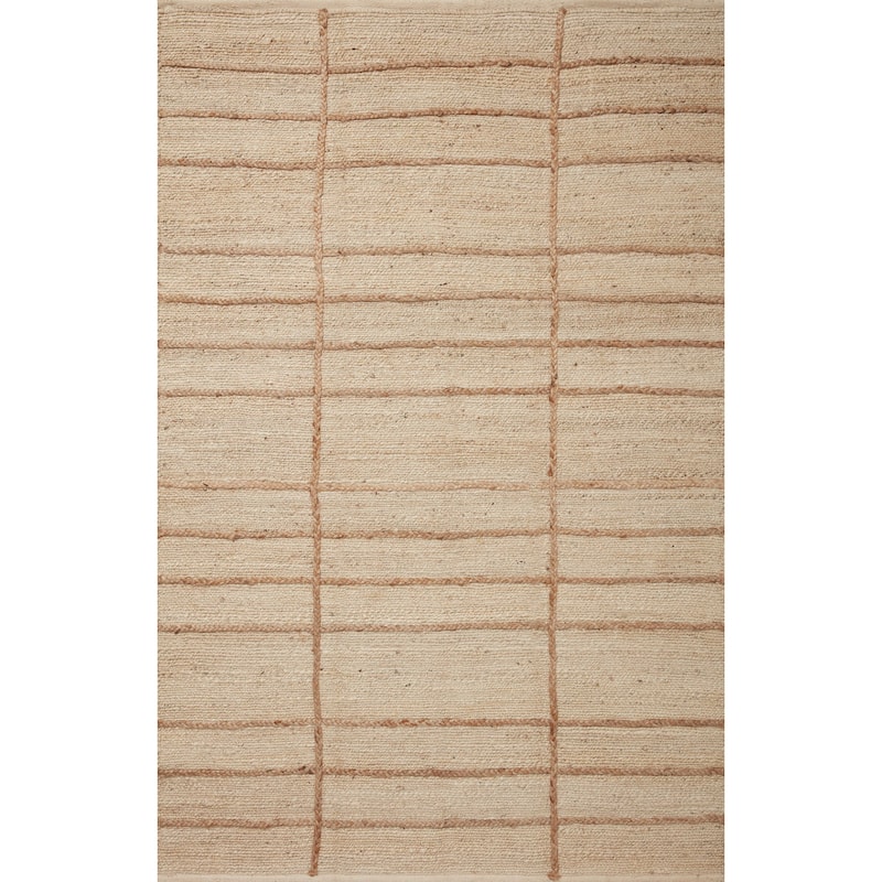 Alexander Home Daniela Farmhouse Jute Hand Woven Area Rug