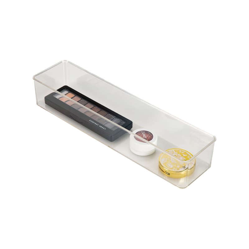 Simplify Long Narrow Drawer Organizer in Clear - 3" x 12" x 2"