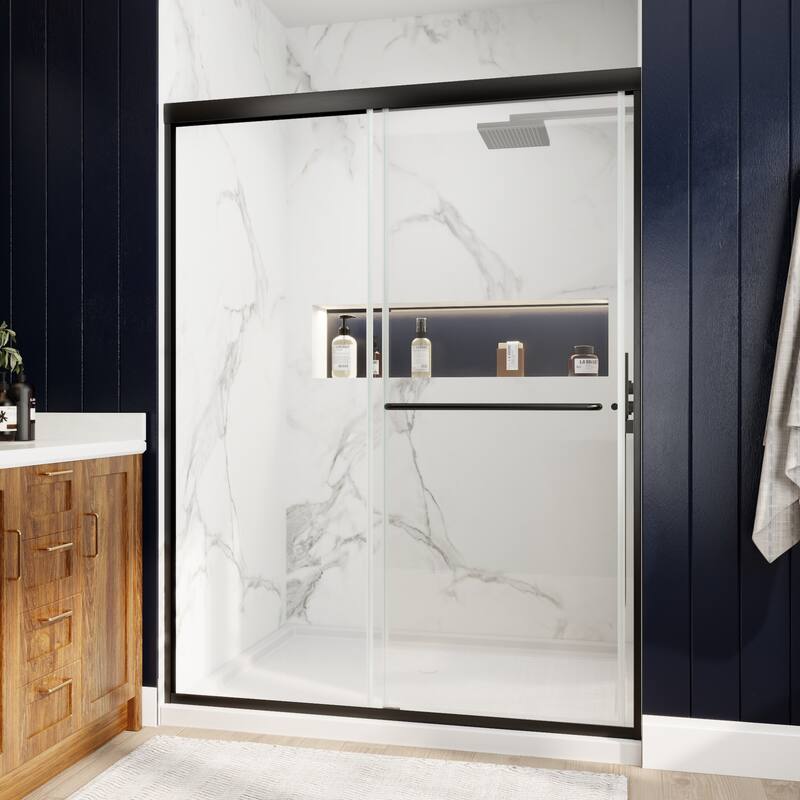 Modland 50-54''x 70'' Glass Shower Door - 50''-54''x 70''