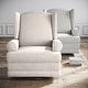 preview thumbnail 38 of 36, Storkcraft Serenity Wingback Upholstered Recline Glider