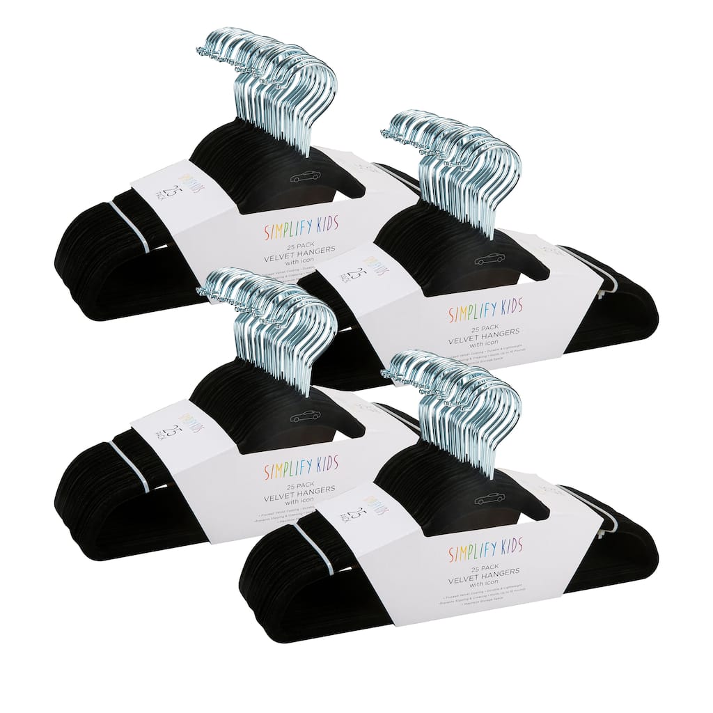 Simplify Kids Velvet Hangers